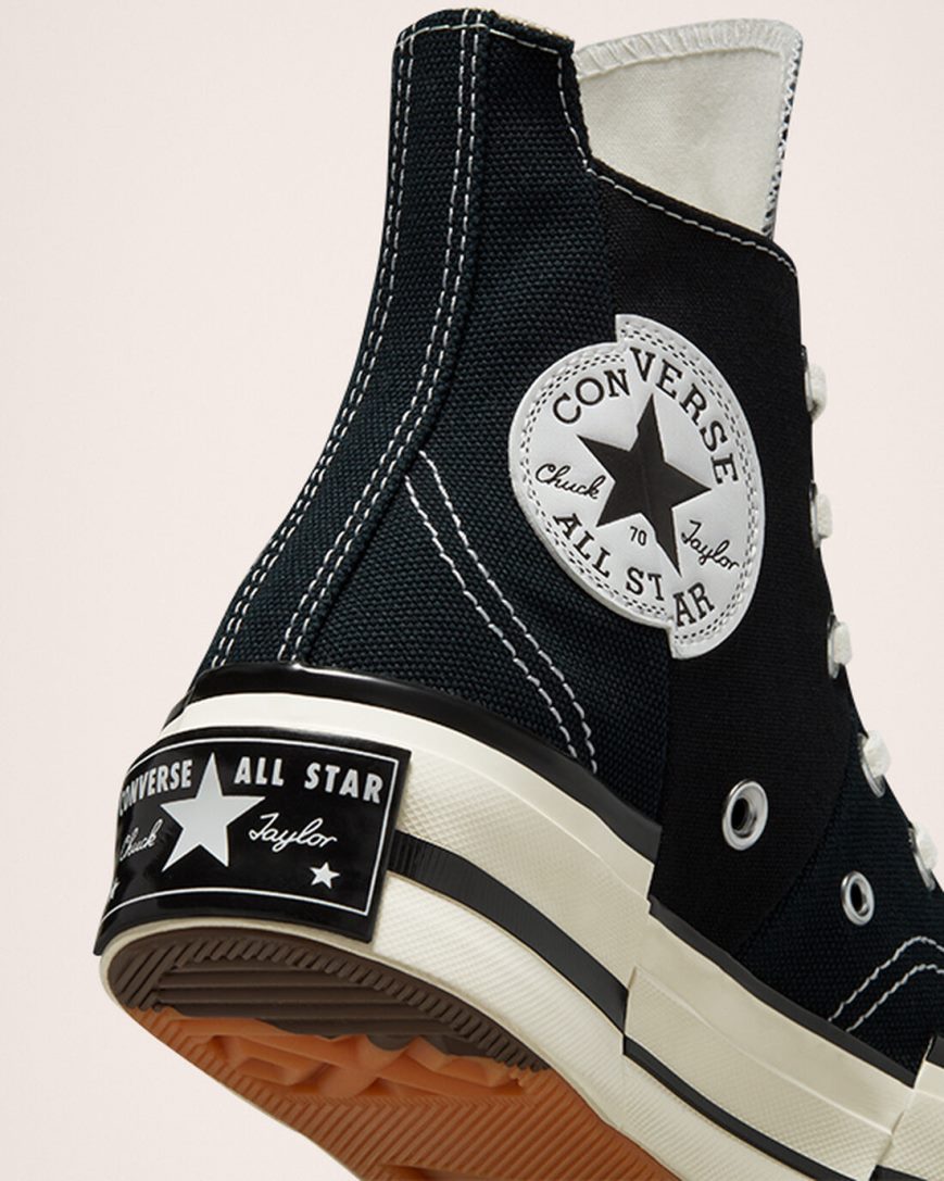 Men's Converse Chuck 70 Plus High Top Shoes Black | AU 569C0X